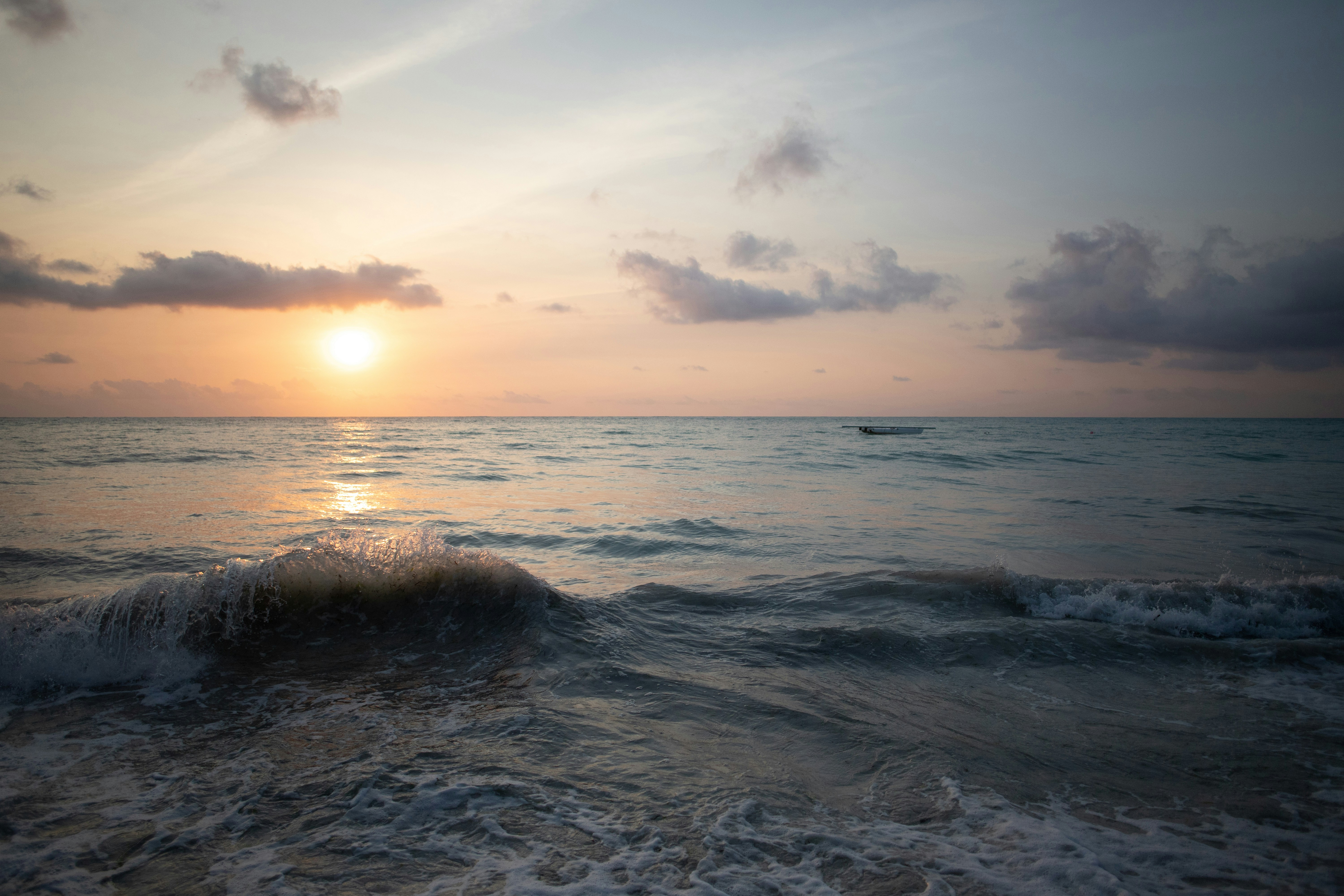 Pristine beach in Zanzibar